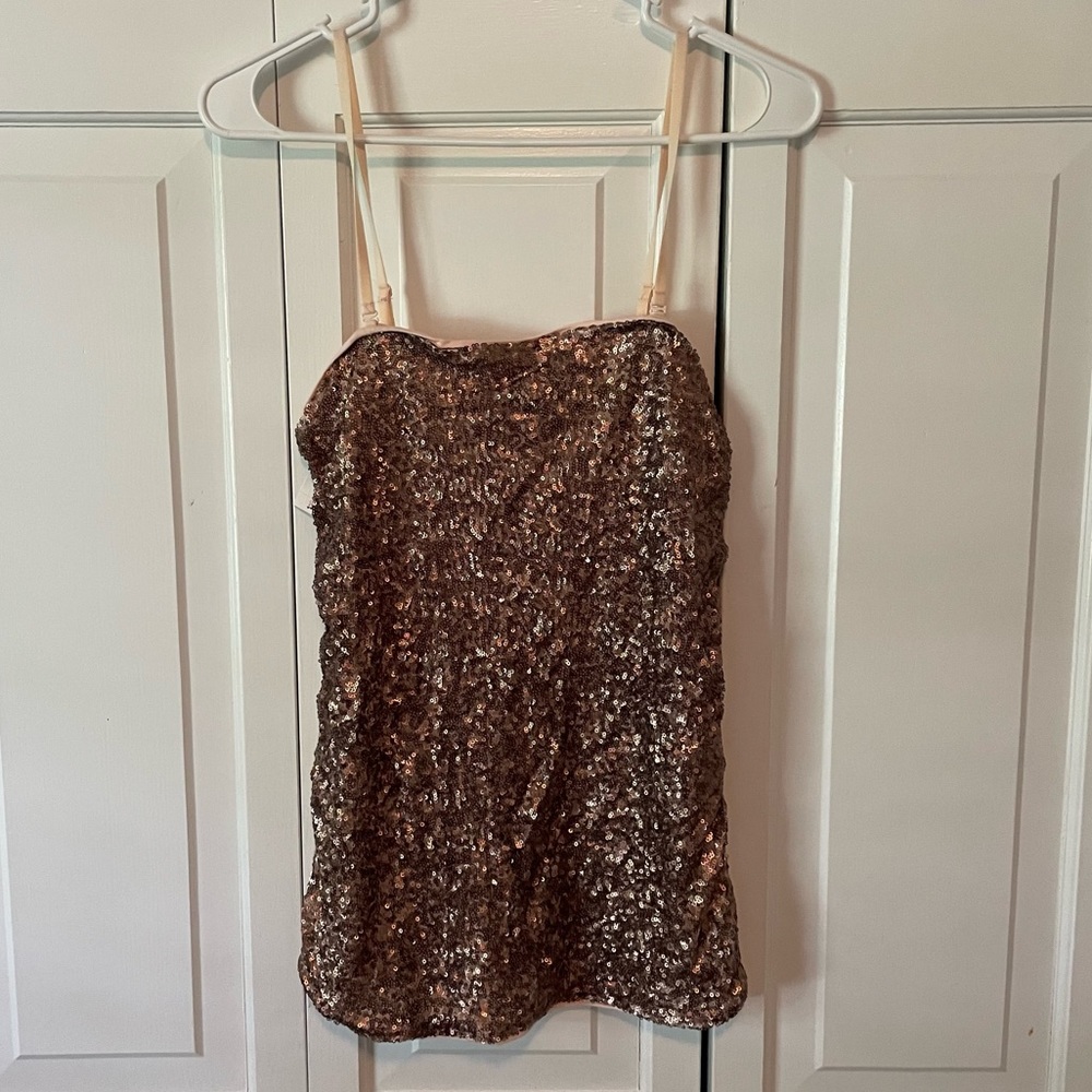 NWT Express Sequin Tank Top
